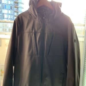 Calvin Klein Men’s Rain Jacket w/ removable hood